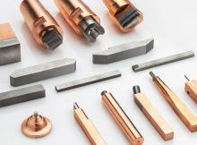 what material is used to make electrode in spot welding